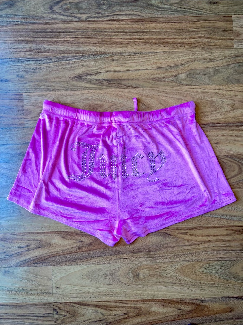 Juicy Couture Pink Velour Lounge Shorts